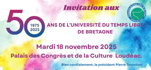 Les 50 ans de l'UTL Bretagne